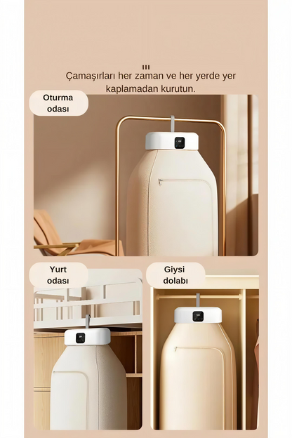 NuvixDry - Taşınabilir Katlanabilir Kurutma Makinesi