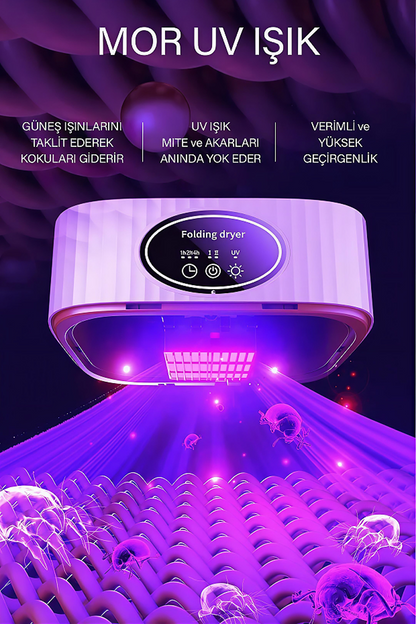 NuvixDry - Taşınabilir Katlanabilir Kurutma Makinesi
