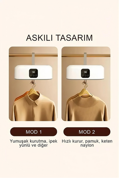 NuvixDry - Taşınabilir Katlanabilir Kurutma Makinesi